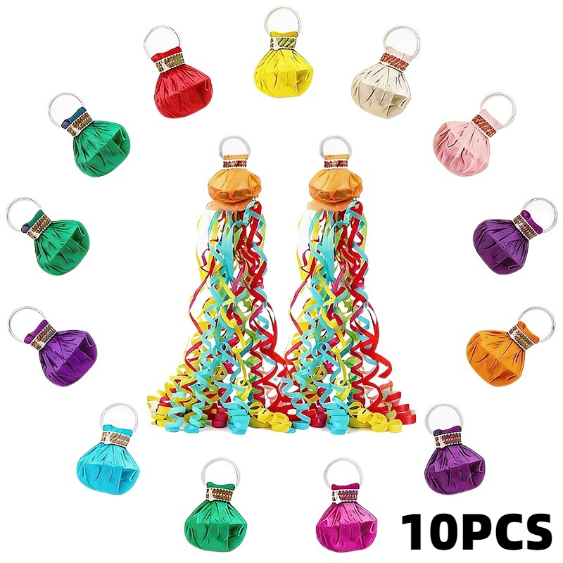 Confetti Cannon Tube - 10PCS Colorful Hand Throw Confetti Poppers