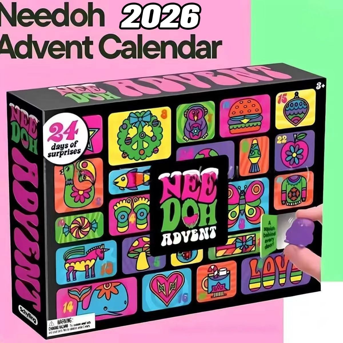 Party Favor Bag - Needoh New Christmas Countdown Calendar in