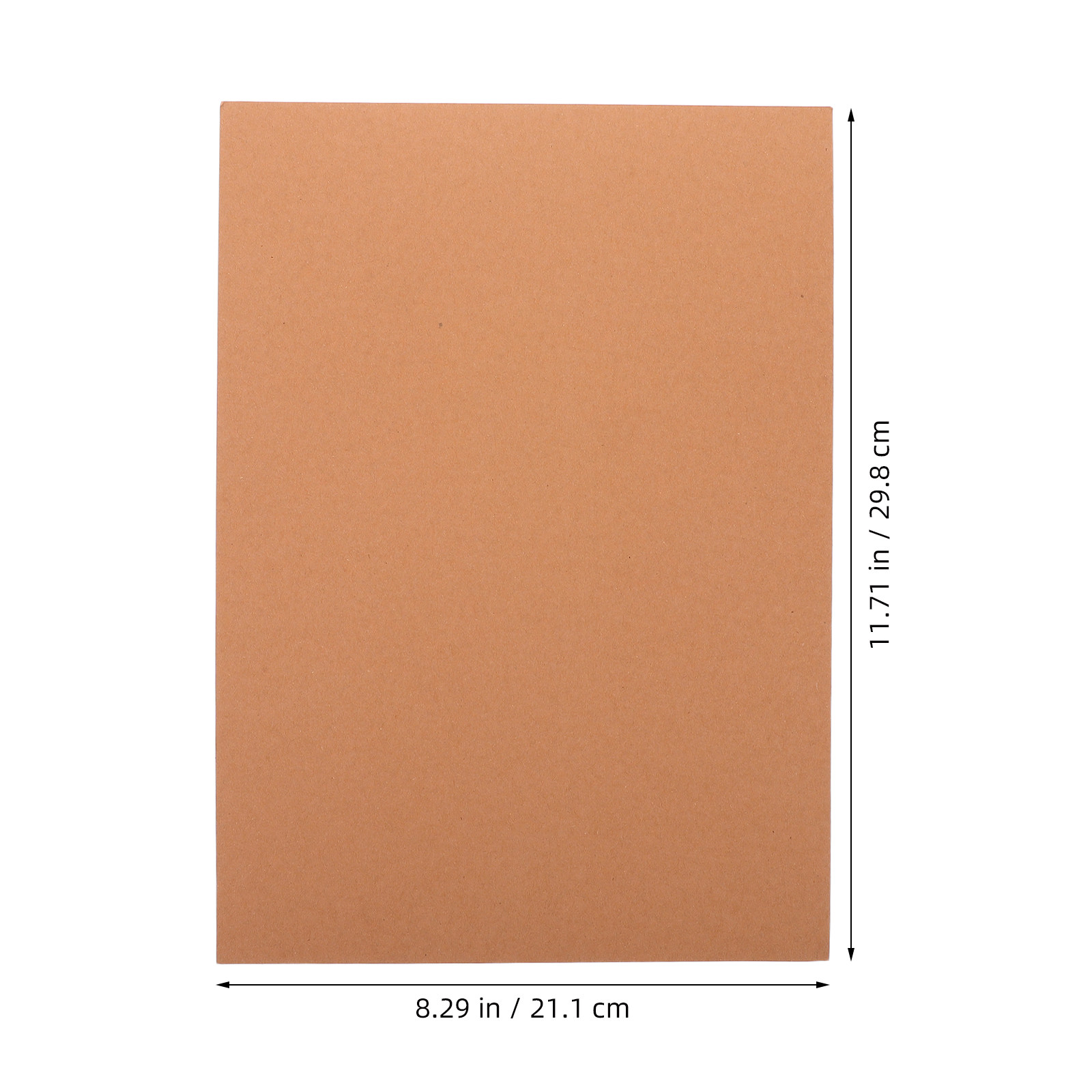 50Pcs Brown Cardstock Paper A4 - đánh giá và giá Papercraft Supply Invitation