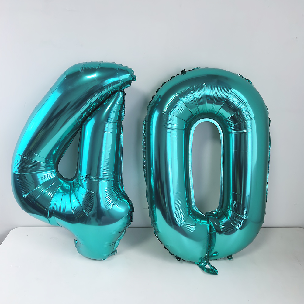 32inch Teal Blue Number 18 Bal - đánh giá và giá Balloon Pump Hand