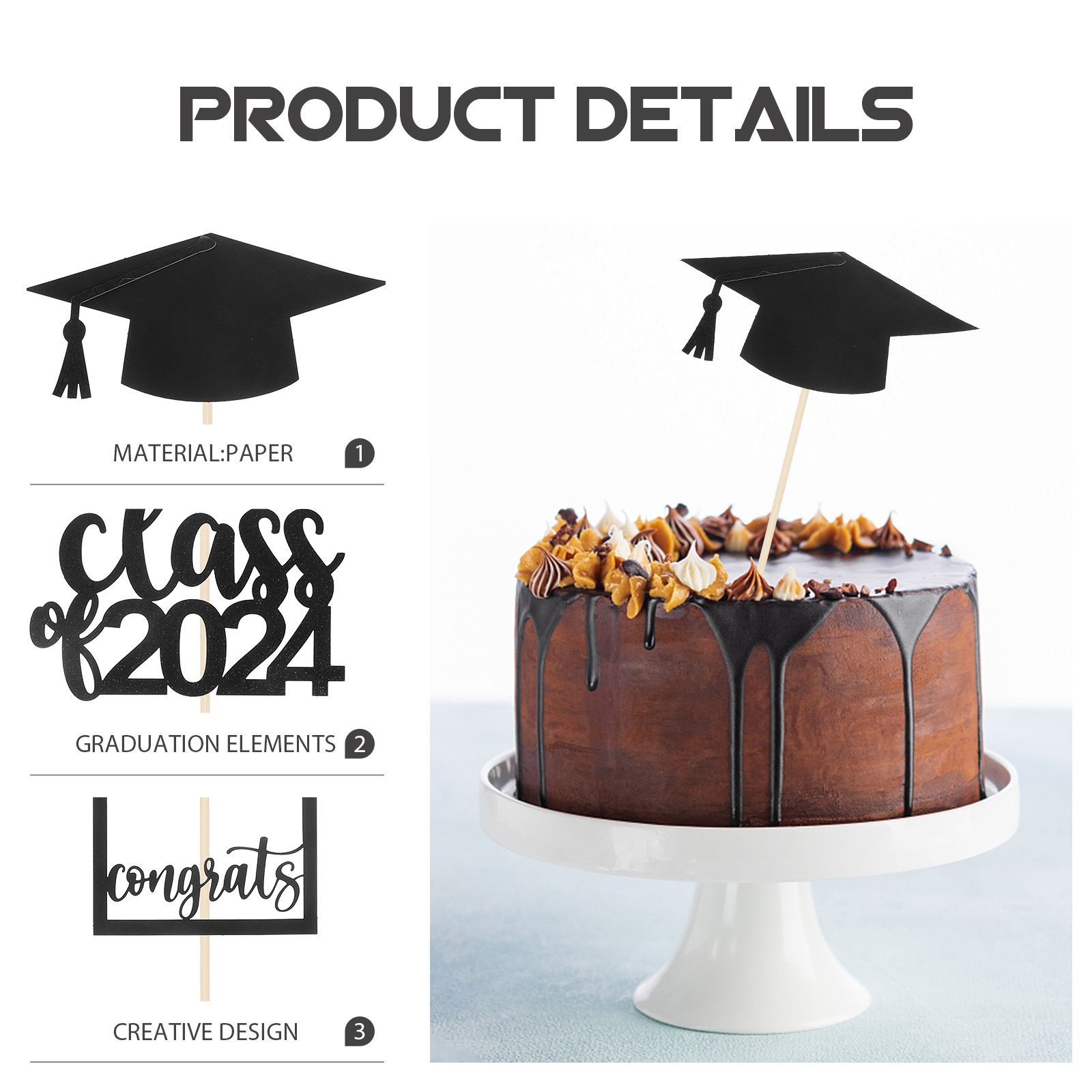12Pcs Graduation Centerpiece S - đánh giá và giá Centerpiece Stick