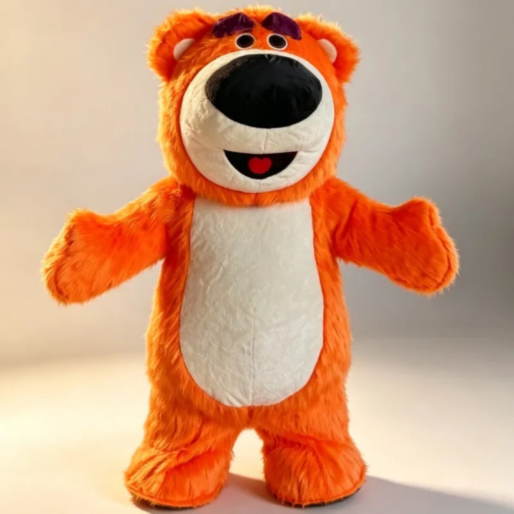 Inflatable Orange Bear Mascot  - đánh giá và giá Event & Party Supply
