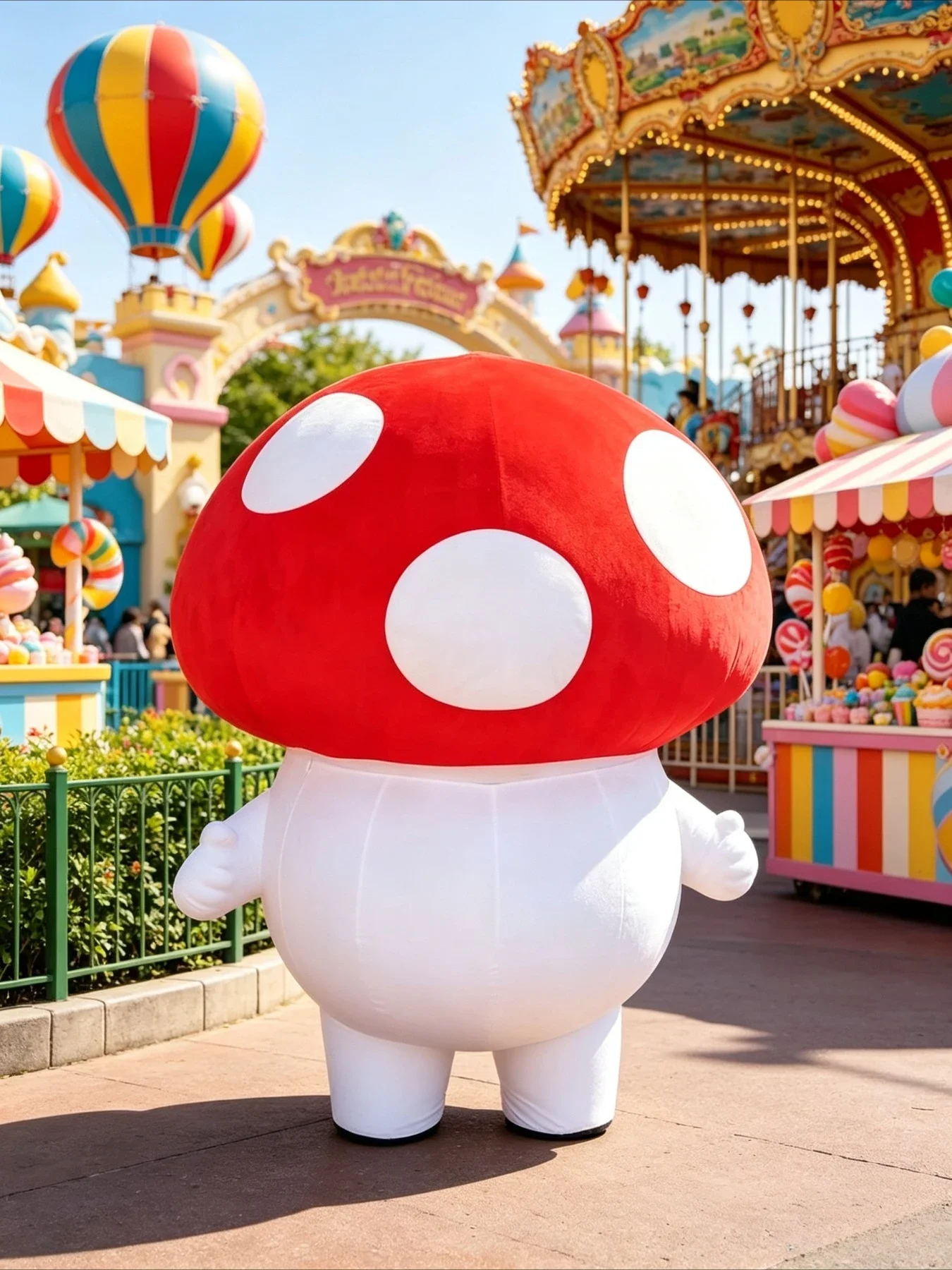 Inflatable Mushroom Mascot Cos - đánh giá và giá Event & Party Supply