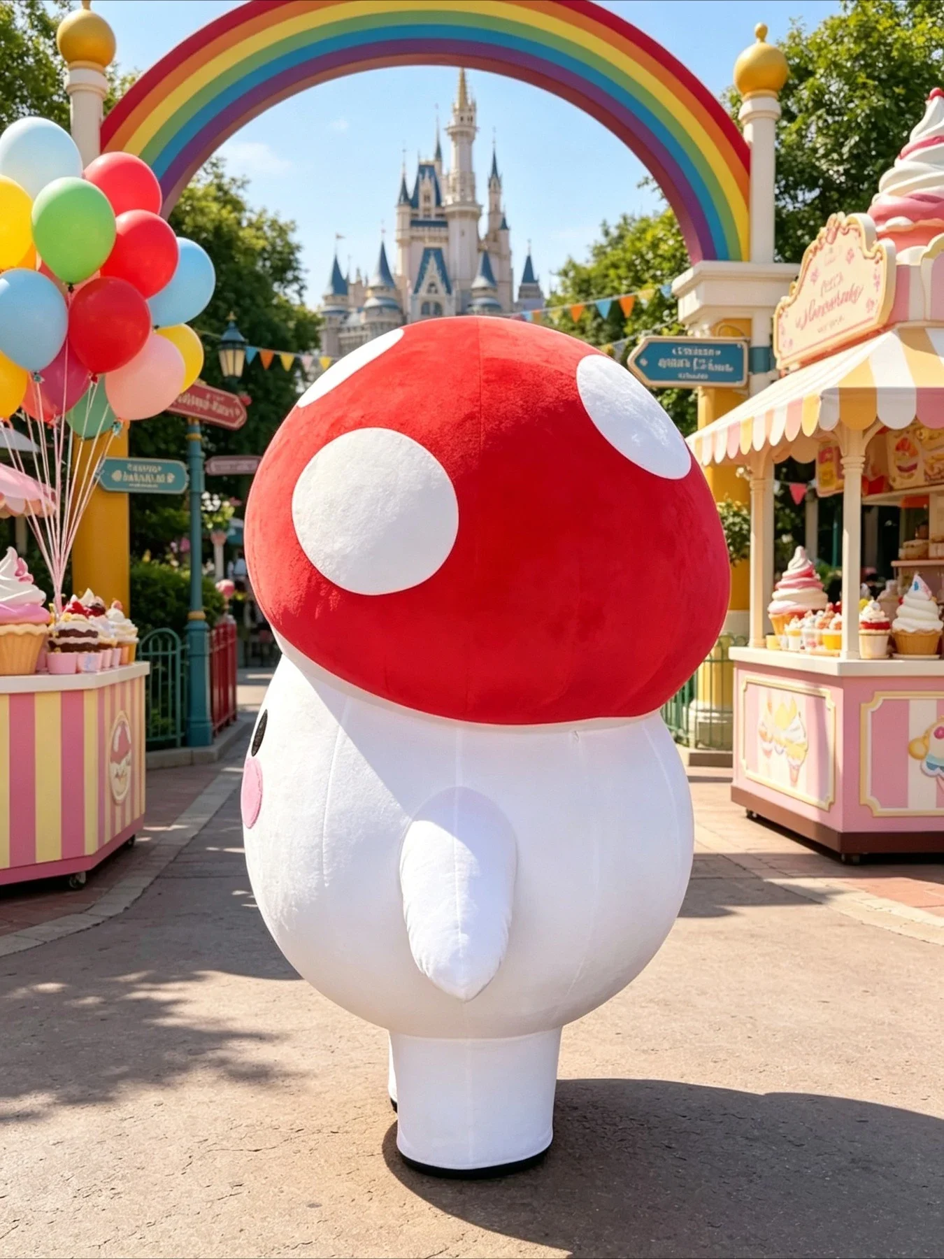 Inflatable Mushroom Mascot Cos - đánh giá và giá Event & Party Supply