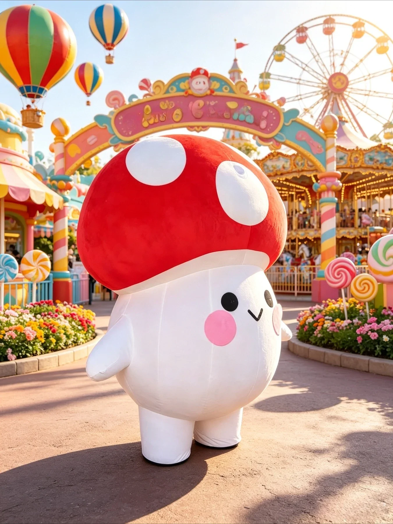 Inflatable Mushroom Mascot Cos - đánh giá và giá Event & Party Supply