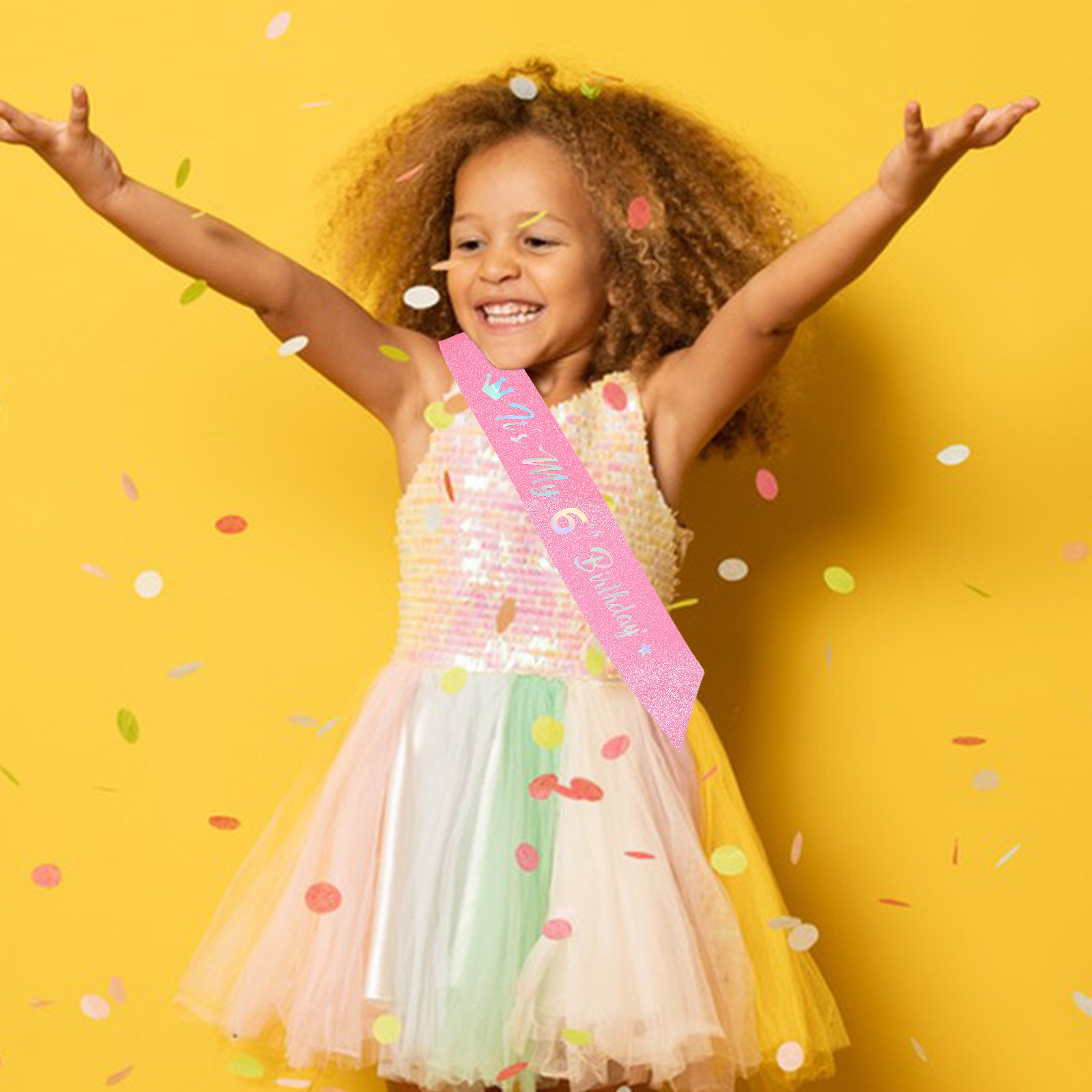 Pink Glitter Birthday Sash 5 P - đánh giá và giá Birthday Sash Glitter