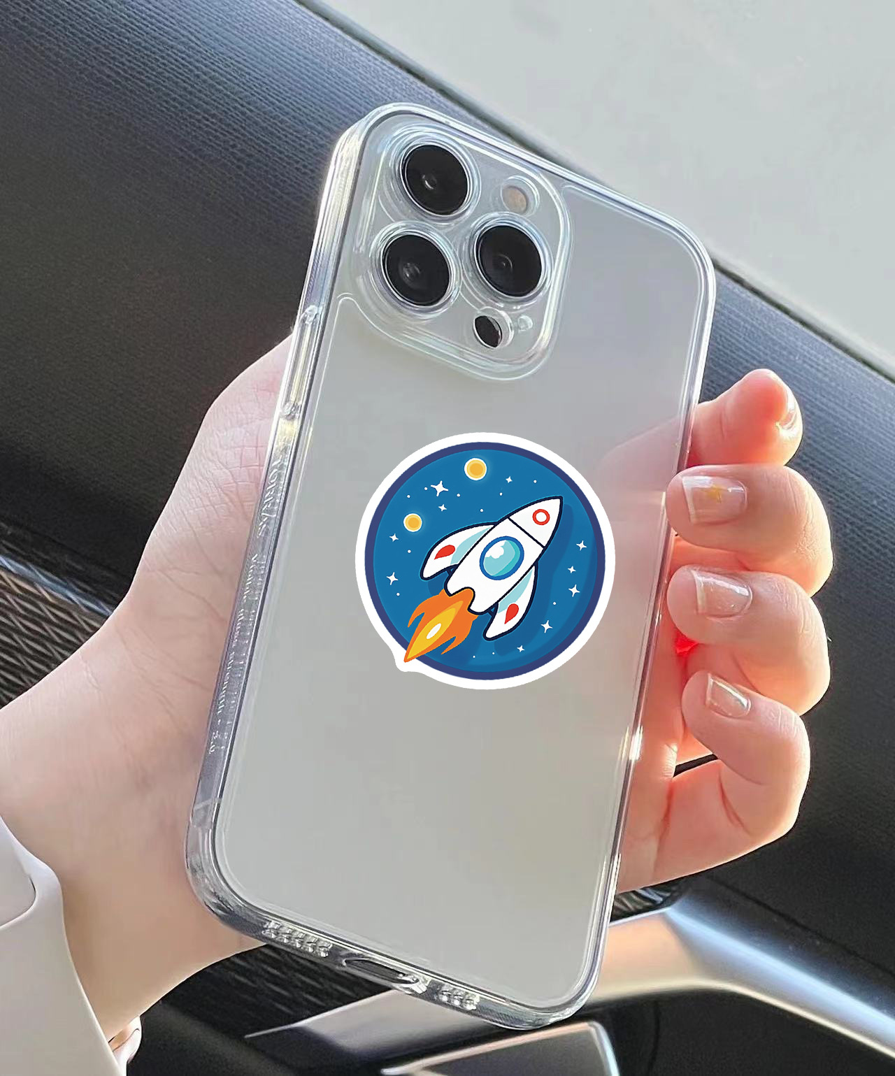 50PCS Cartoon Hand drawn Space - đánh giá và giá Plastic Cup 50Pcs