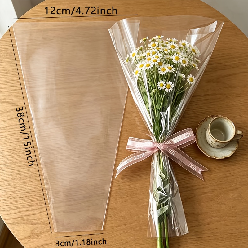 52pcs Transparent Plastic Bouq - đánh giá và giá Event Party Shop