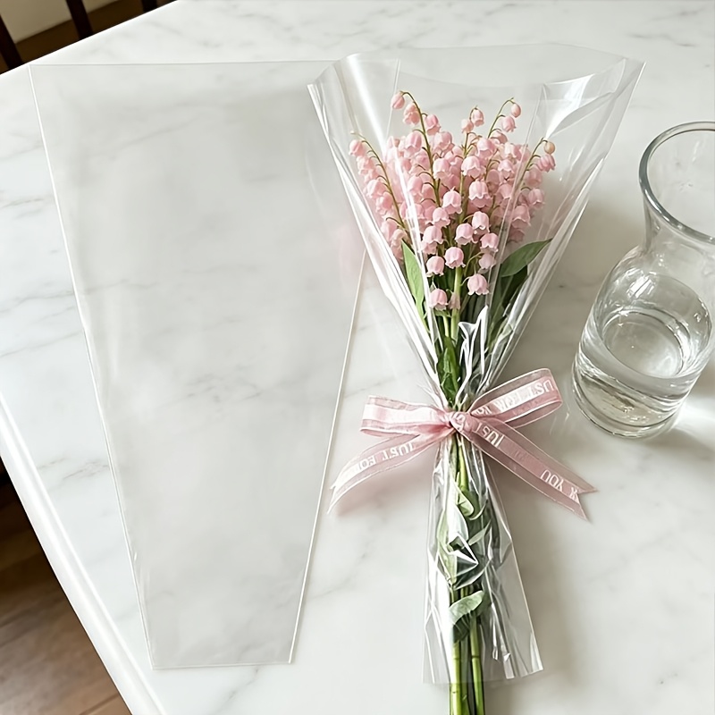 52pcs Transparent Plastic Bouq - đánh giá và giá Event Party Shop
