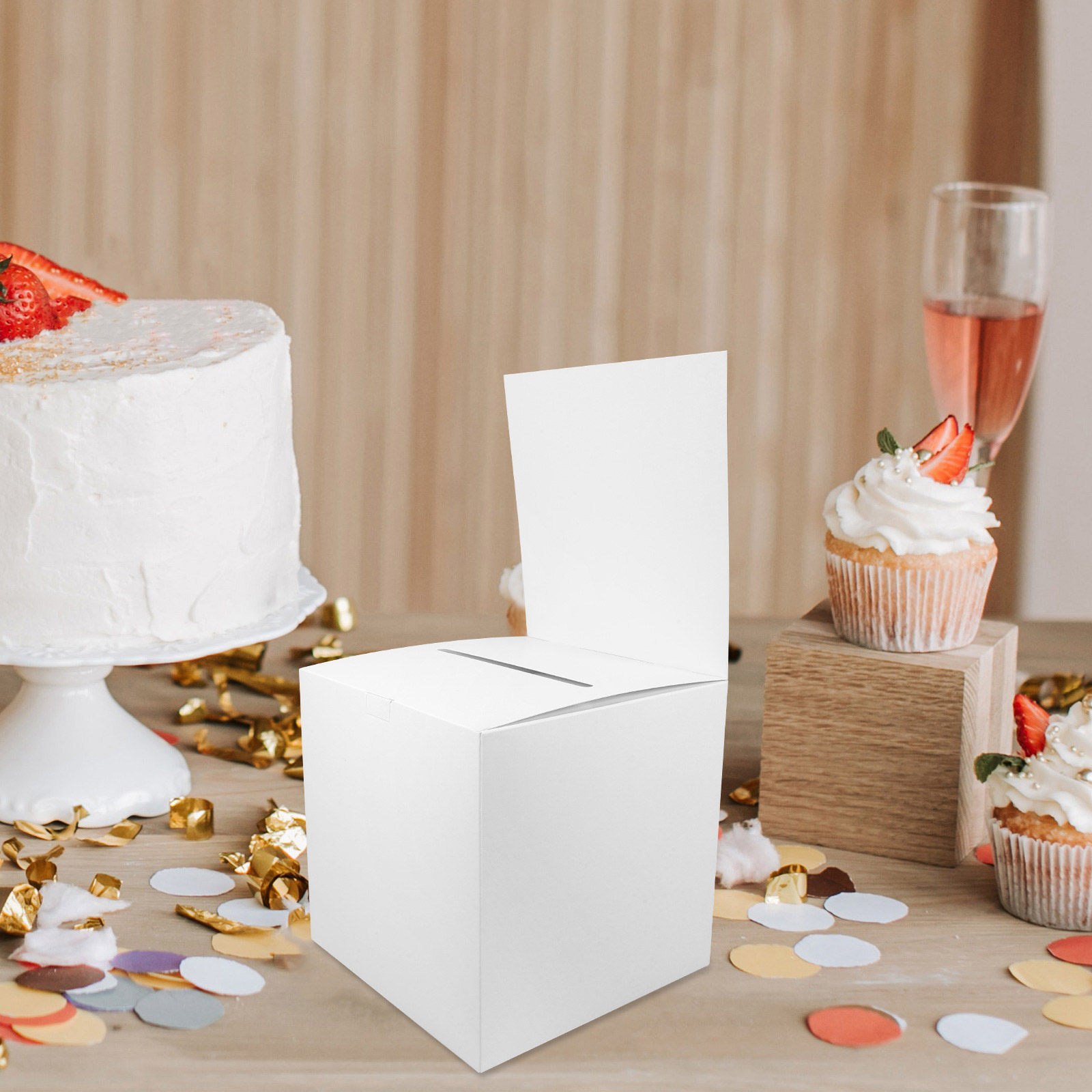 4Pcs Paper Raffle Box Voting B - đánh giá và giá Event Party Box