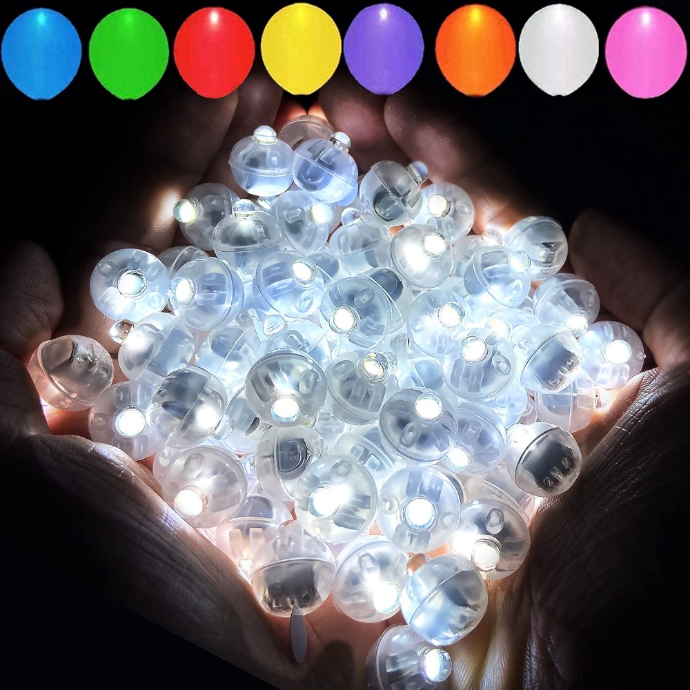 50Pcs New LED Flashing Balloon - đánh giá và giá Led Balloon Light