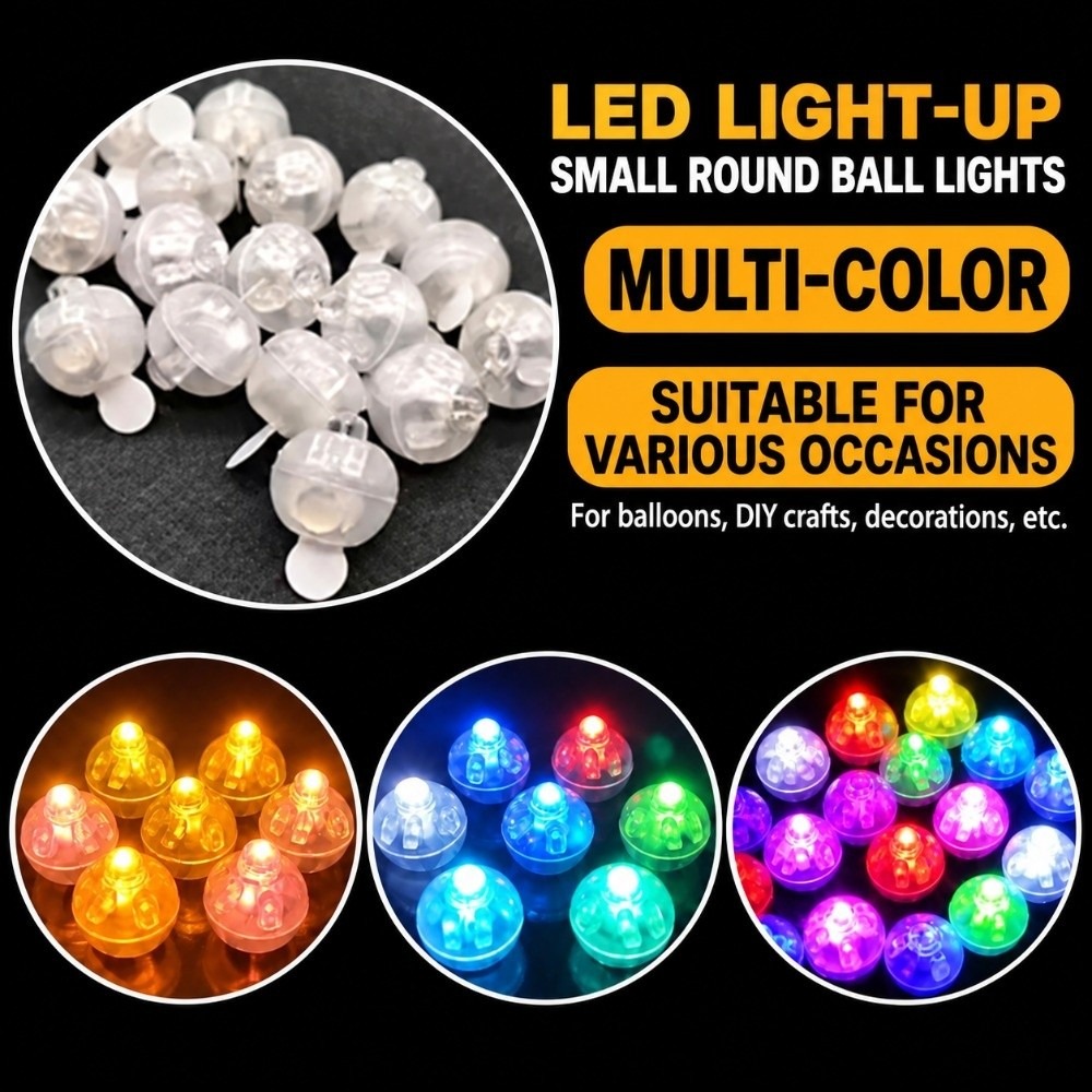 50Pcs New LED Flashing Balloon - đánh giá và giá Led Balloon Light