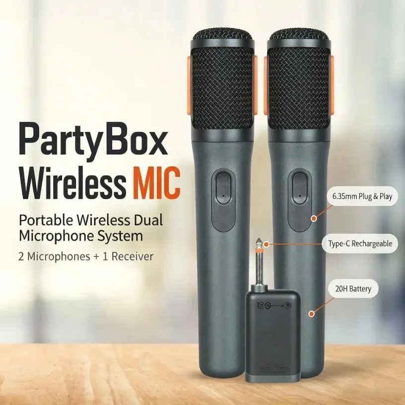 Wireless Microphone Dual Handh - đánh giá và giá Event & Party Supply