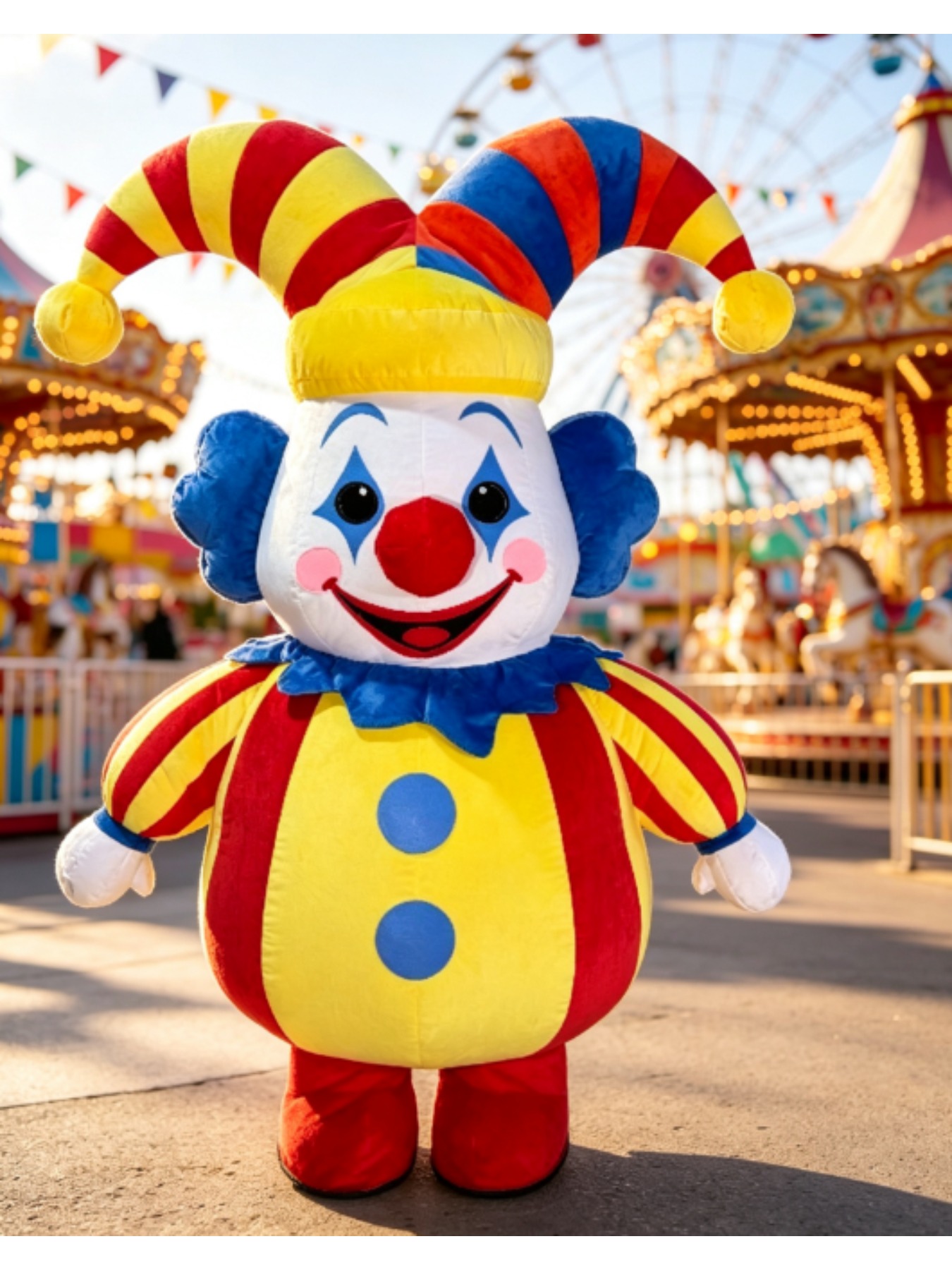 Inflatable Circus Clown Mascot - đánh giá và giá Event & Party Supply