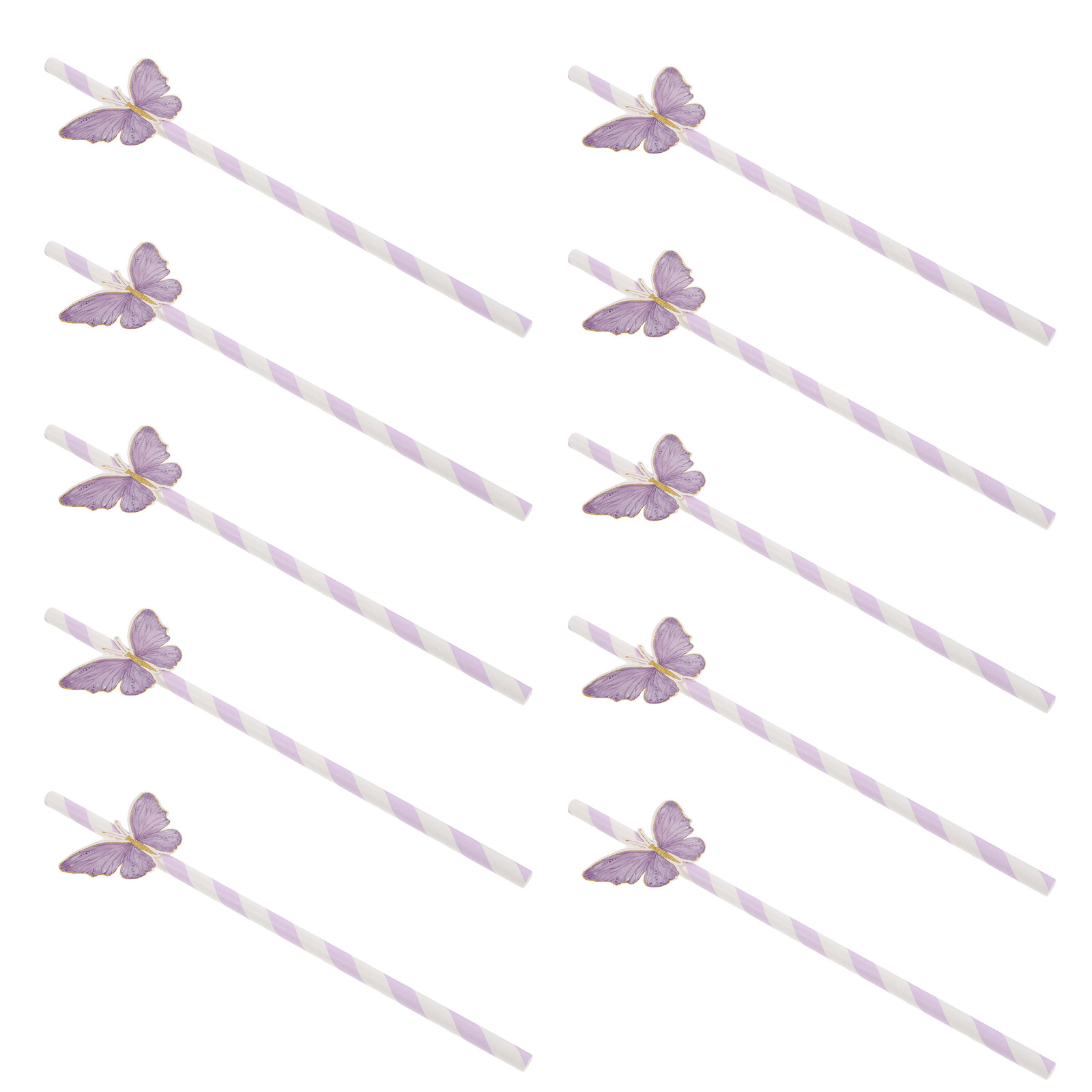 60Pcs Colorful Butterfly Paper - đánh giá và giá Paper Straw Color
