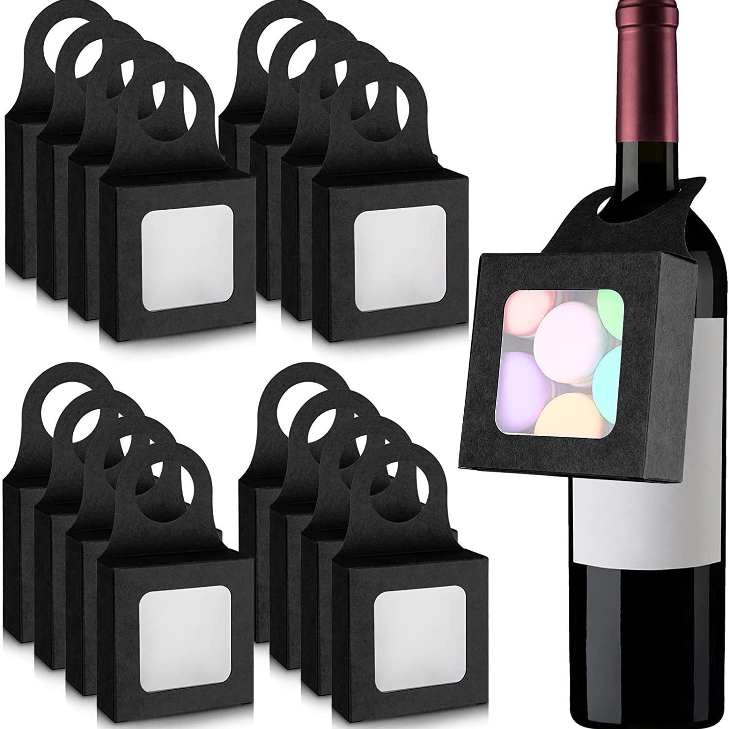 20PCS Kraft Paper Red Wine Gif - đánh giá và giá Event Party Box
