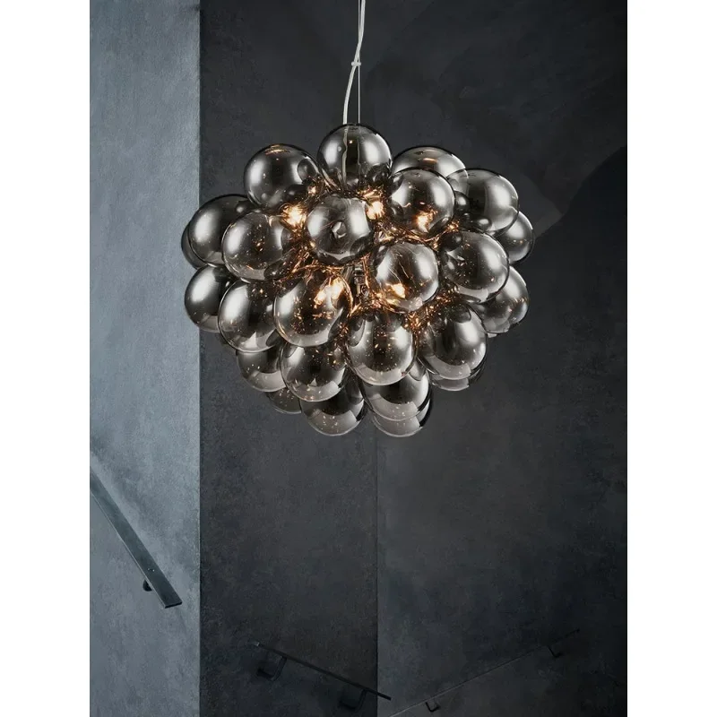 Bubble Chandelier Grey Glass P - đánh giá và giá Led Balloon Light