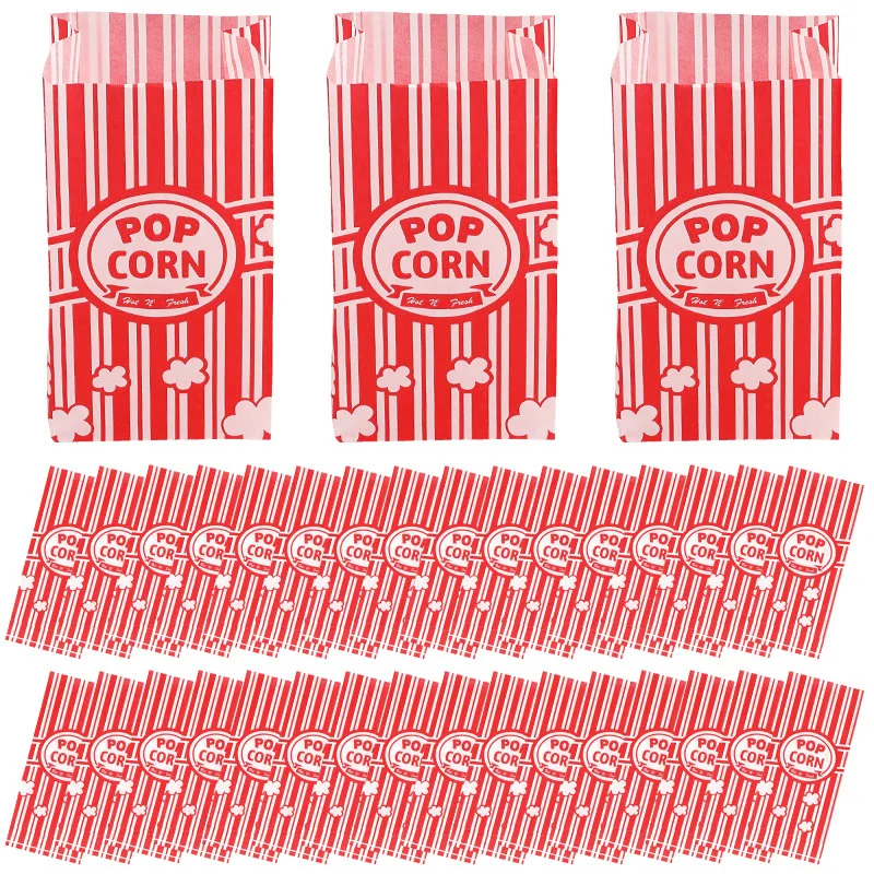 50Pcs Popcorn Packaging Bags S - đánh giá và giá Event Party Box