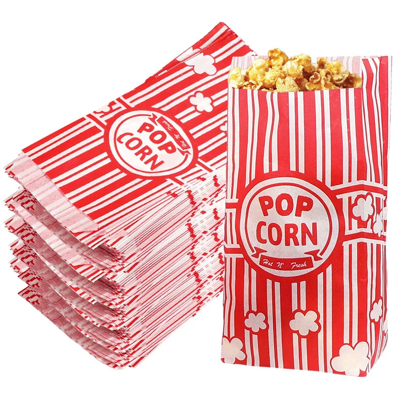 50Pcs Popcorn Packaging Bags S - đánh giá và giá Event Party Box