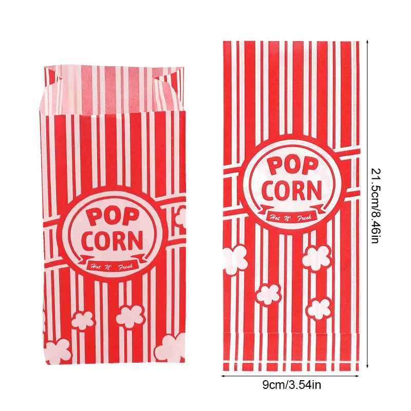 50Pcs Popcorn Packaging Bags S - đánh giá và giá Event Party Box