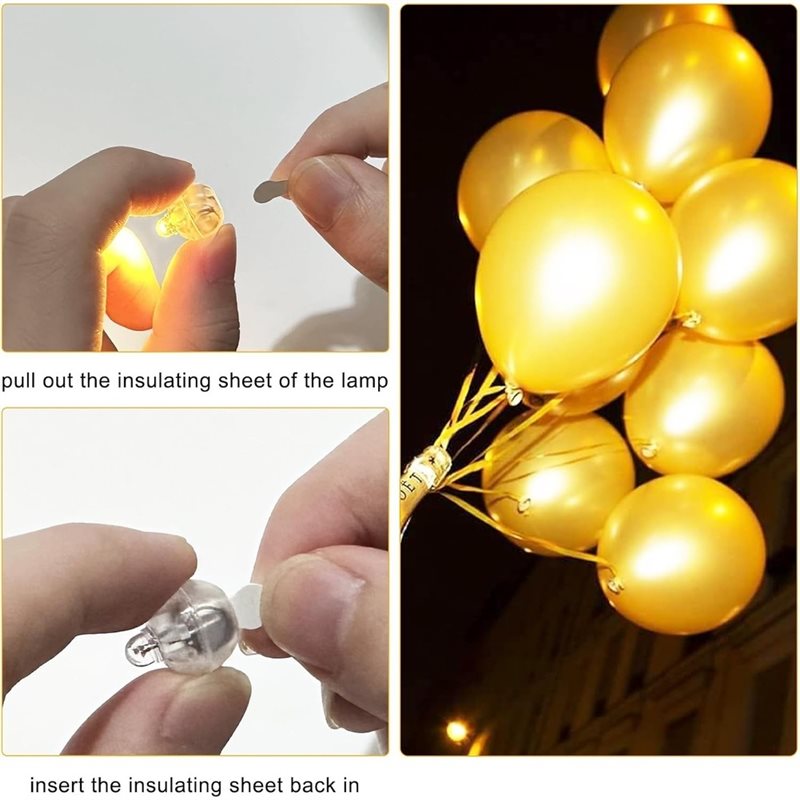 ABLN-Balloon Lights Pack Of 10 - đánh giá và giá Led Balloon Light