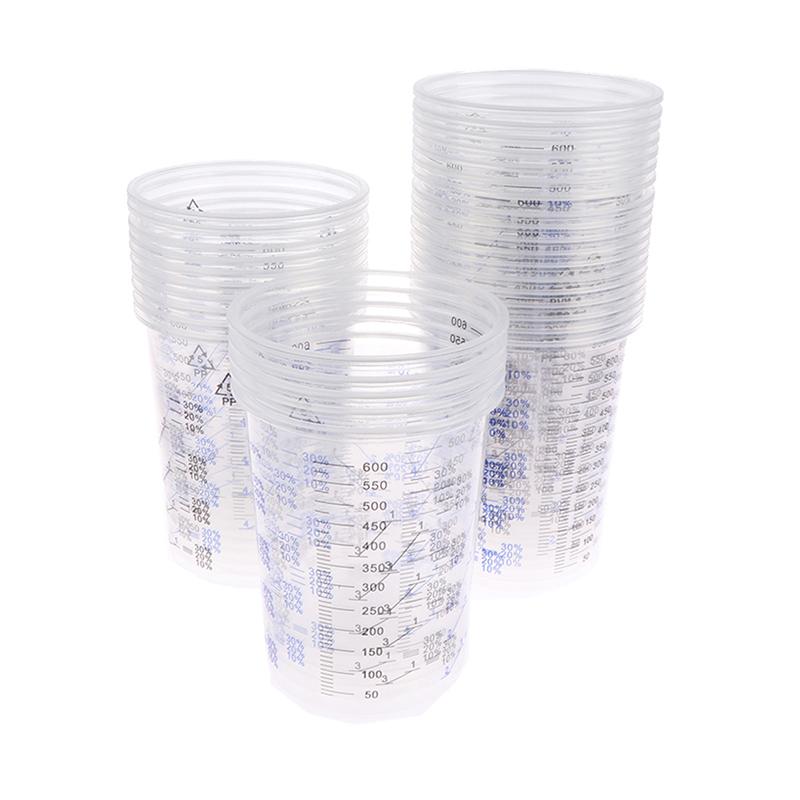 10/50Pcs Paint Mixing Calibrat - đánh giá và giá Plastic Cup 50Pcs