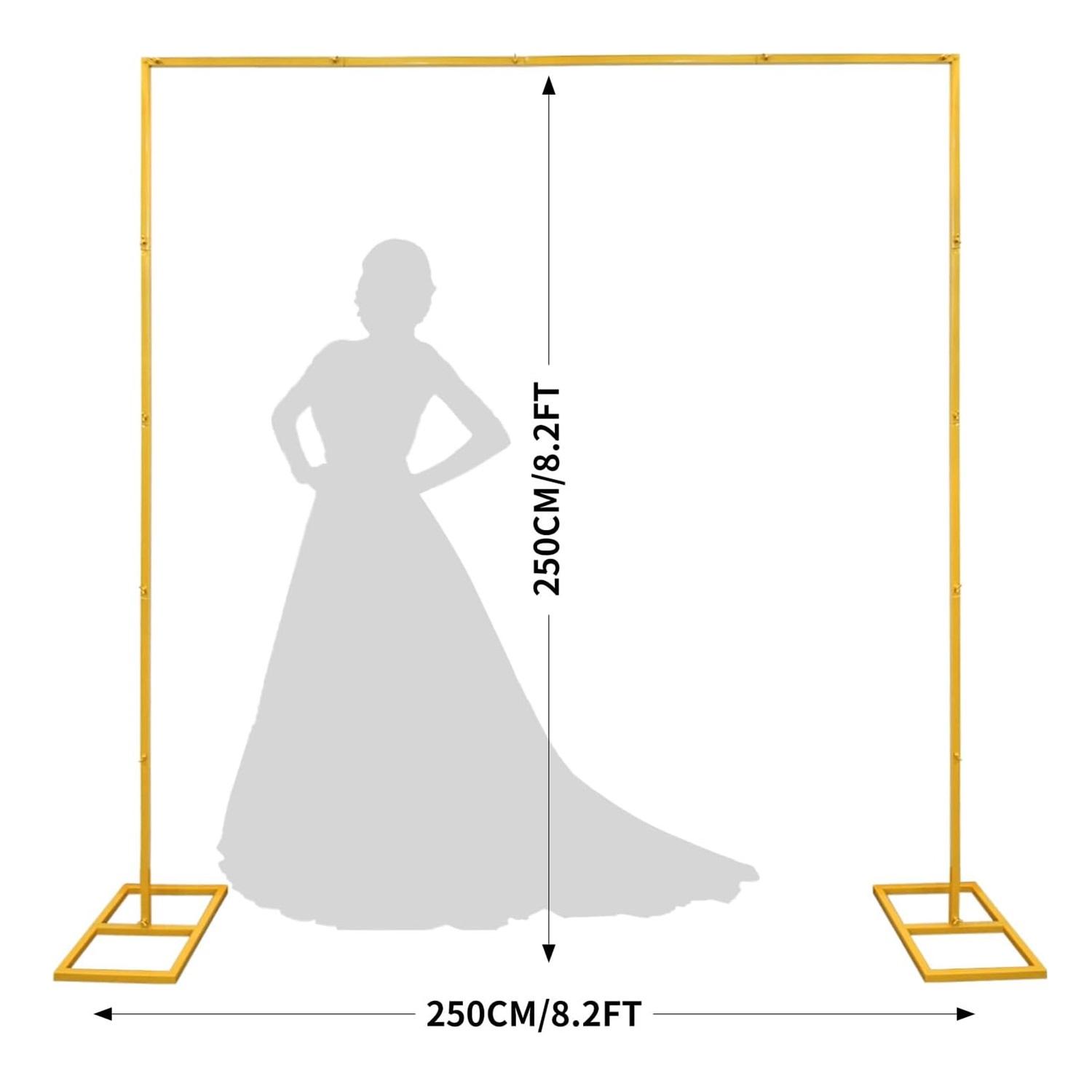 Gold Metal Square Backdrop Sta - đánh giá và giá Party Banner Gold